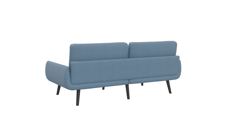 Stylish Modern Two-Seater Sofa 3D Model - Professional 3D Model Render 4