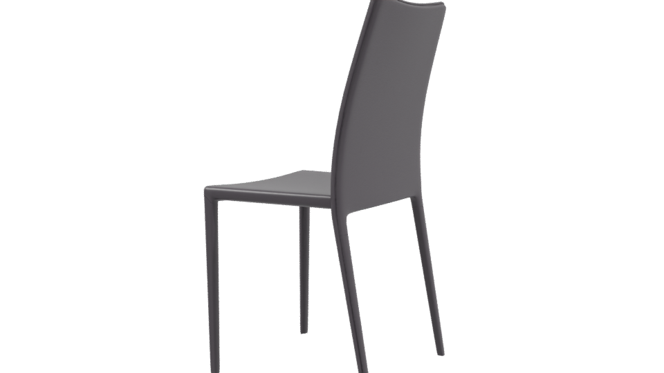 Sleek Modern Dining Chair 3D Model - Professional 3D Model Render 3