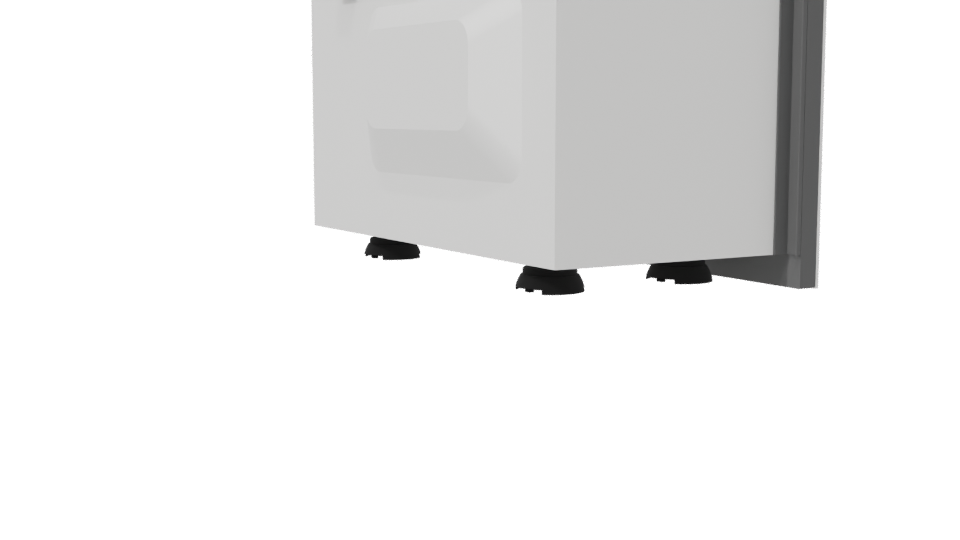 Sleek Built-In Microwave 3D Model - Professional 3D Model Render 7