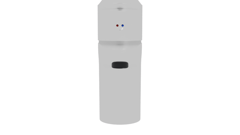 Stylish Metal Water Dispenser Model - Professional 3D Model Render 11