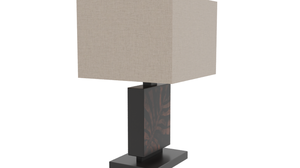 Stylish Modern Table Lamp 3D - Professional 3D Model Render 9