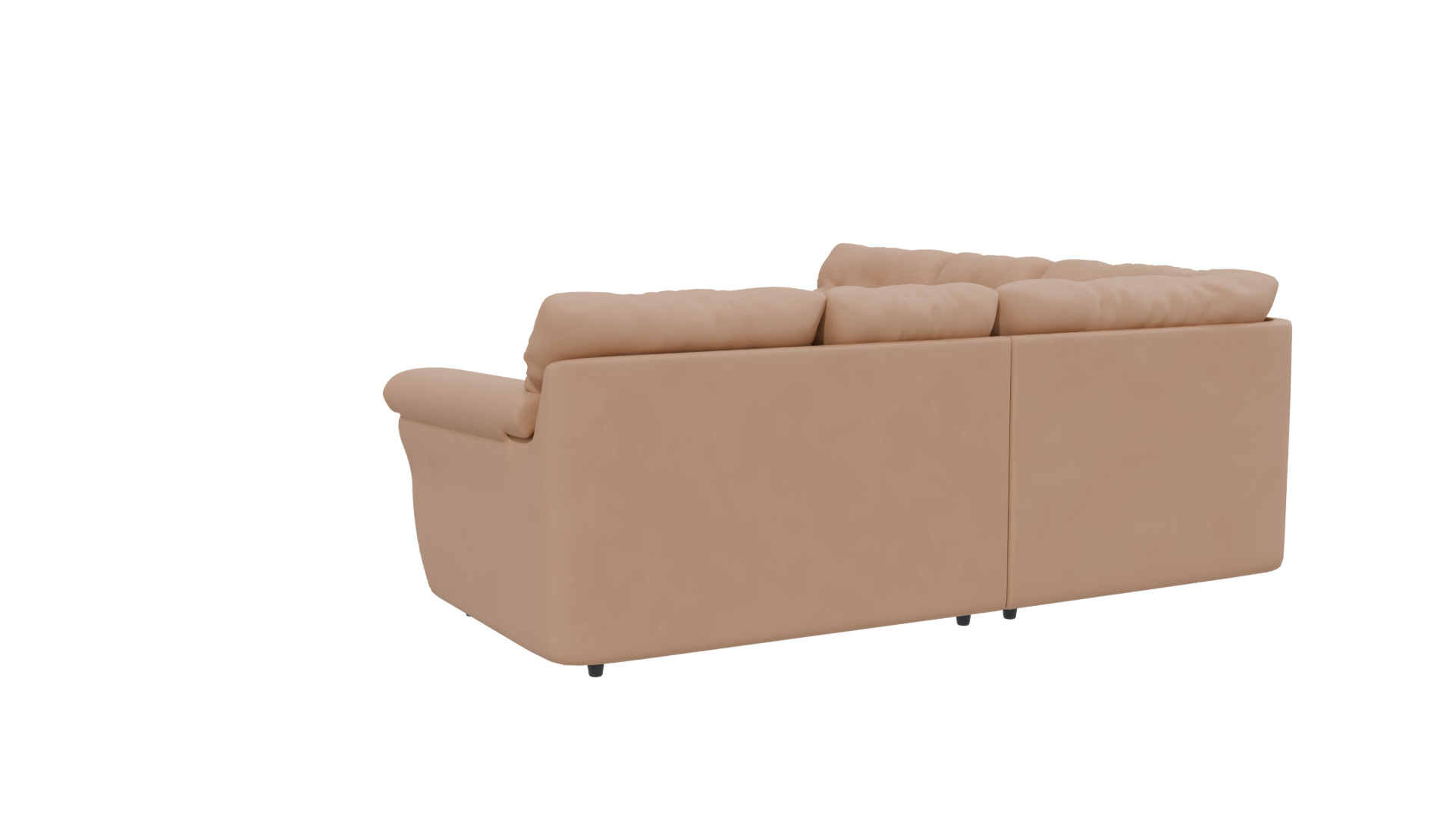 Stylish Corner Sofa Model - Professional 3D Model Render 13