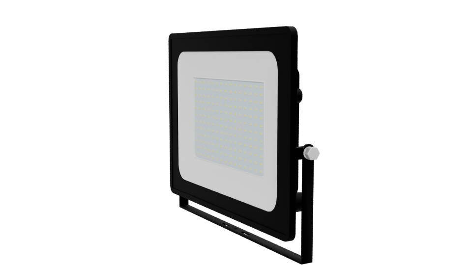 Sleek LED Floodlight 3D Model - Professional 3D Model Render 13