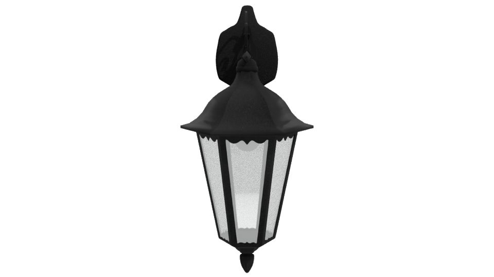 Elegant Wall-Mounted Lantern 3D - Professional 3D Model Render 11