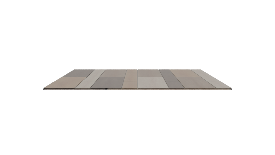 Stylish Wooden Floor Panels 3D - Professional 3D Model Render 2