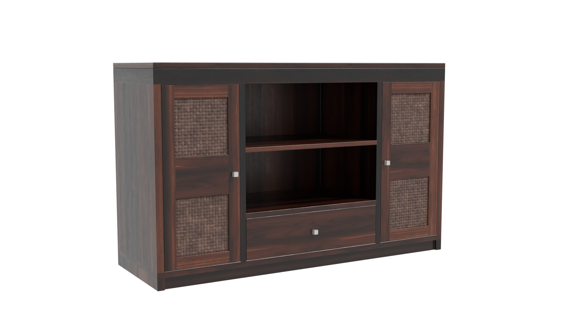 Stylish Wooden Console Table Model - Professional 3D Model Render 10