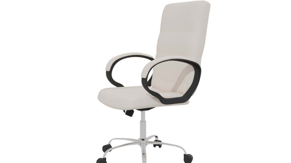 Elegant Modern Office Chair 3D - Professional 3D Model Render 13