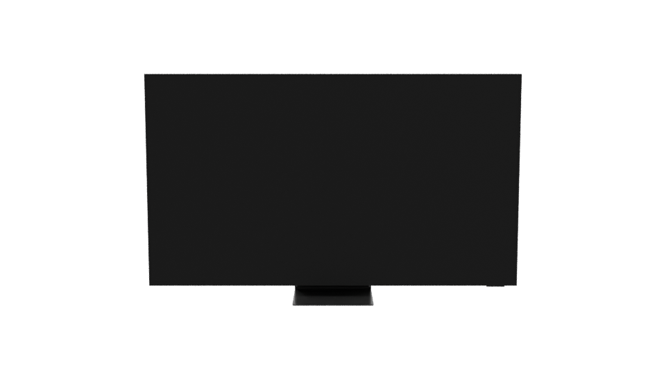 Sleek Flat Screen Television 3D Model - Professional 3D Model Render 11