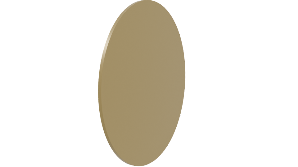 Elegant Round Mirror 3D Model - Professional 3D Model Render 3