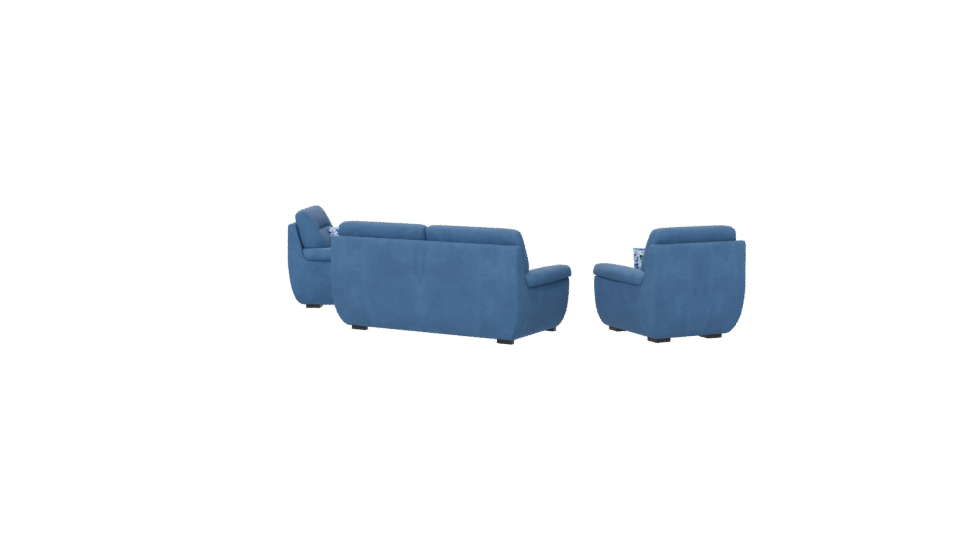 Comfortable Modular Sofa Set 3D - Professional 3D Model Render 6