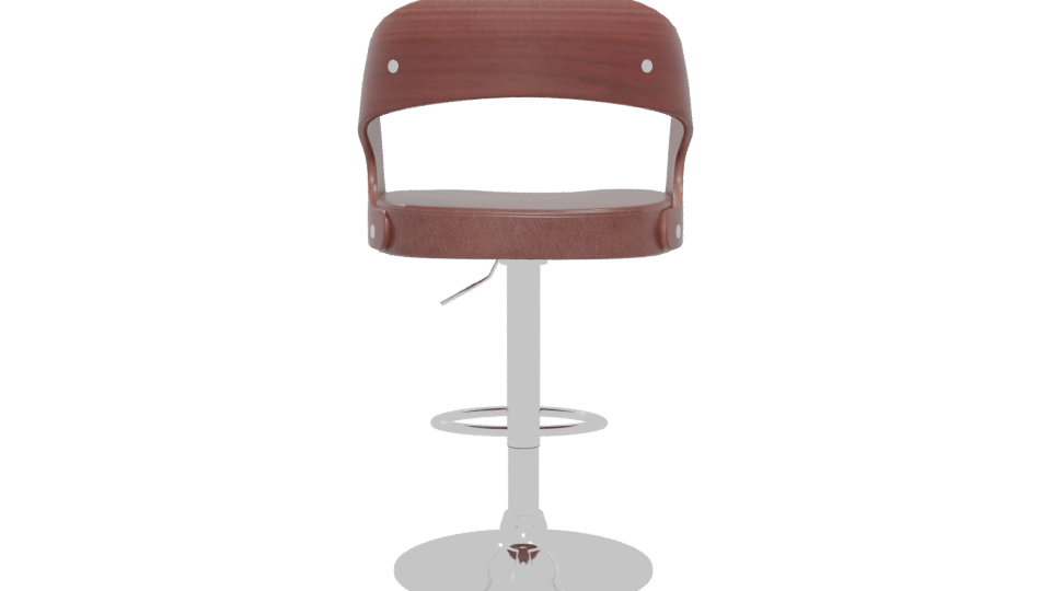 Stylish Modern Bar Stool 3D - Professional 3D Model Render 5