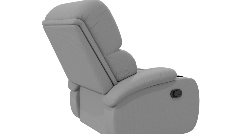 Contemporary Recliner Chair Model - Professional 3D Model Render 7