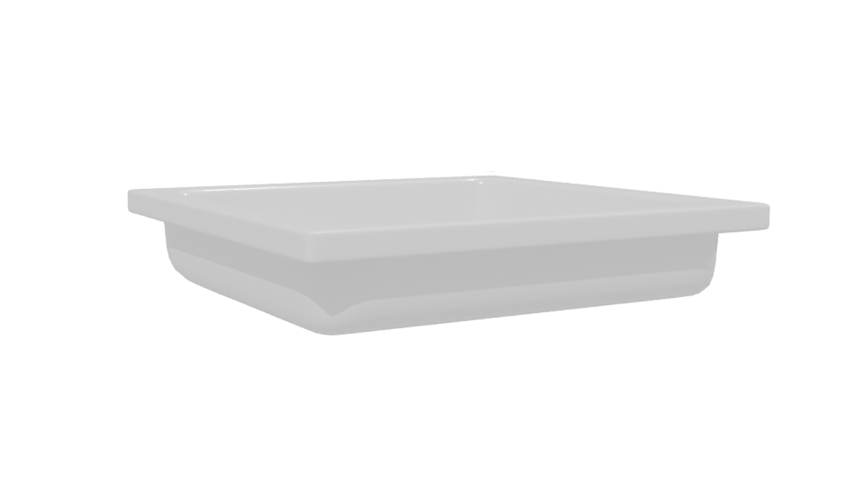 Contemporary Square Kitchen Sink 3D Model - Professional 3D Model Render 13