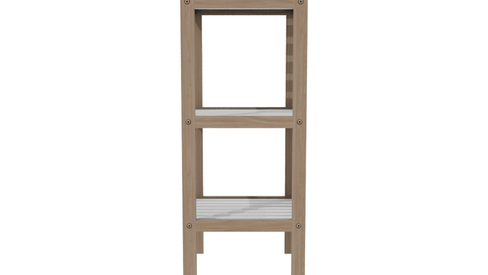 Repisa Mad 2 Band 3D Model - Professional 3D Model Render 2