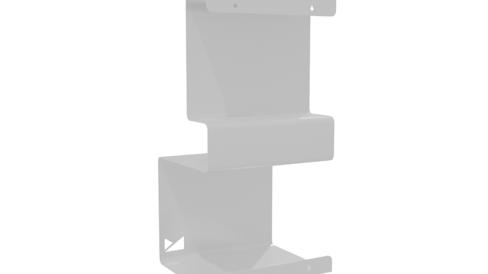 Stylish Modern Shelf Bracket 3D Model - Professional 3D Model Render 7