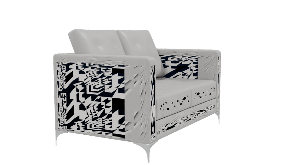 Sofa Marina 2 Cpos White 3D - Professional 3D Model Render 9