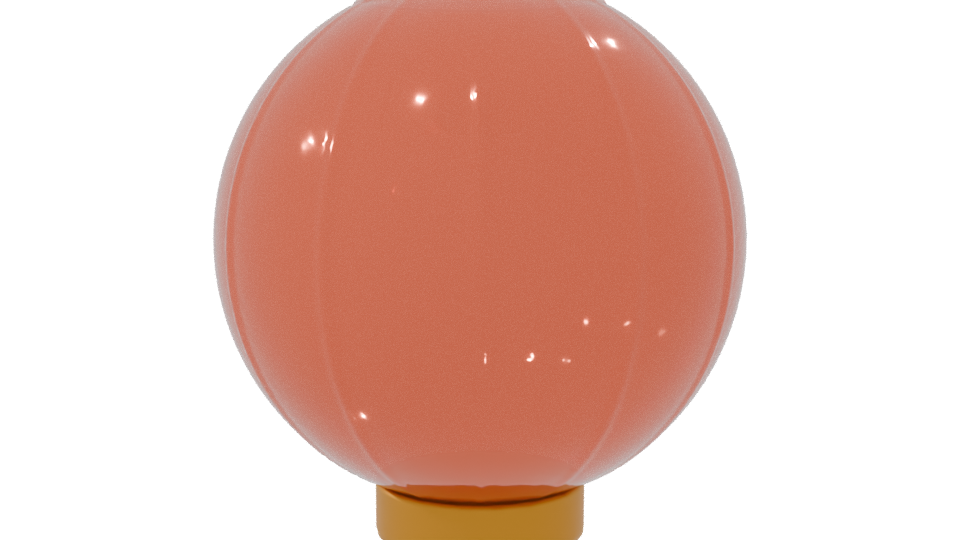 Stylish Modern Glass Lantern 3D Model - Professional 3D Model Render 8