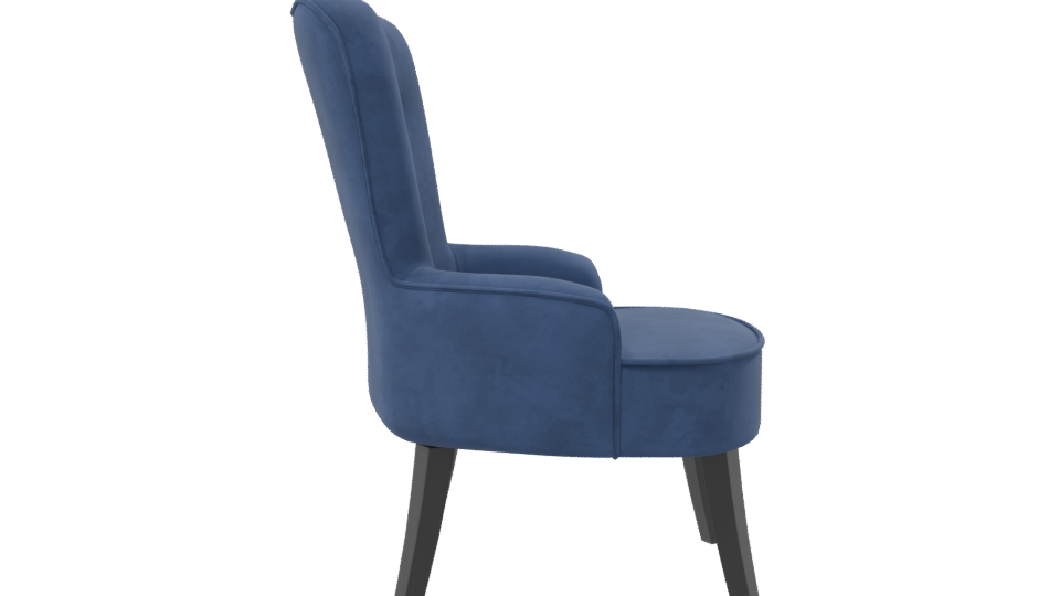Stylish Fabric Accent Chair 3D - Professional 3D Model Render 8