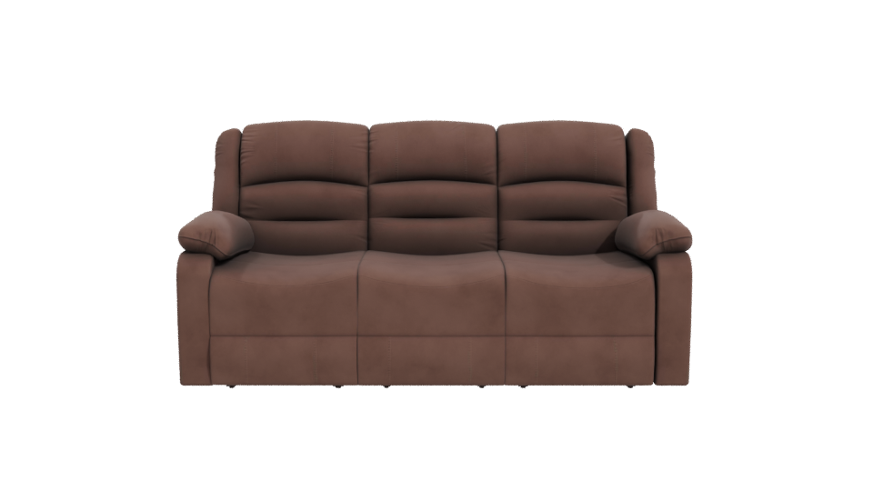Stylish Brown Sofa 3D Model - Professional 3D Model Render 11
