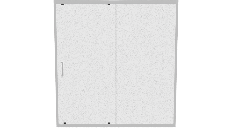 Stylish Modern Sliding Glass Door - Professional 3D Model Render 5