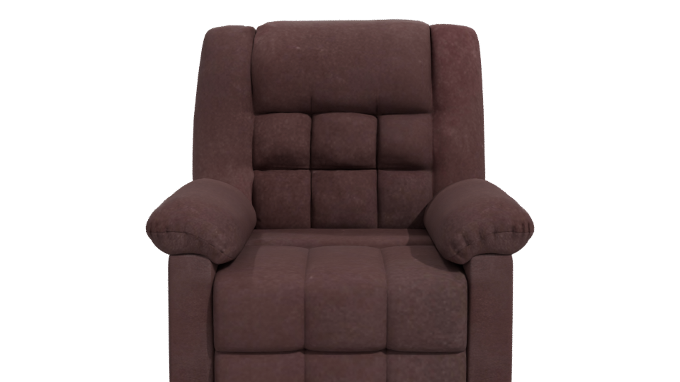 Comfortable Reclining Armchair Model - Professional 3D Model Render 11