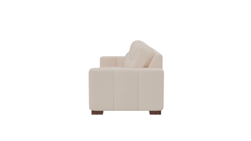 Modern Three-Seat Sofa 3D - Professional 3D Model Render 2