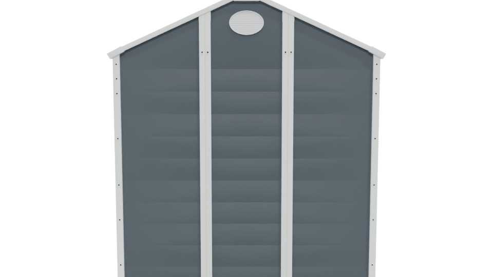 Stylish Outdoor Storage Shed 3D - Professional 3D Model Render 5