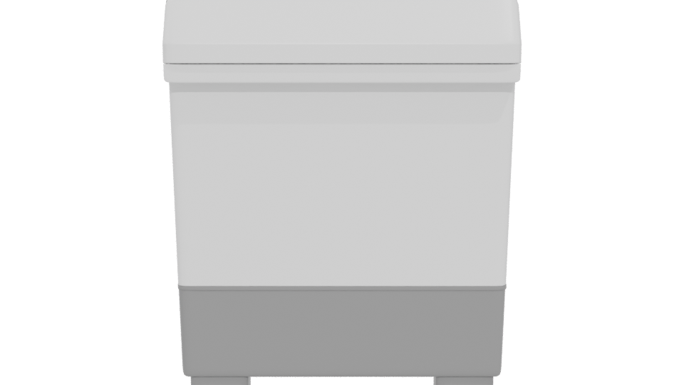 Stylish Top-Load Washing Machine Model - Professional 3D Model Render 5