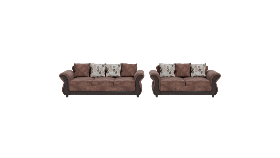 Elegant Sofa Set 3D Model - Professional 3D Model Render 11