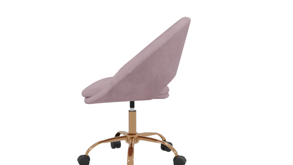 Stylish Modern Office Chair 3D Model - Professional 3D Model Render 2