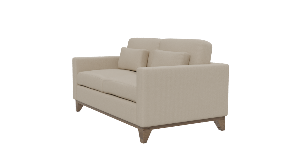 Contemporary Fabric Sofa 3D Model - Professional 3D Model Render 13