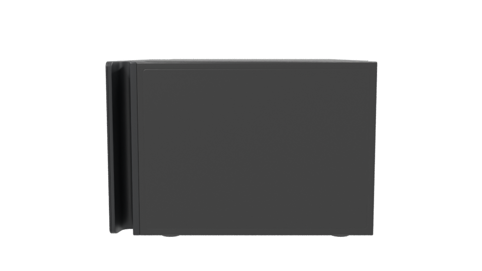 Sleek Modern Microwave Oven 3D Model - Professional 3D Model Render 2