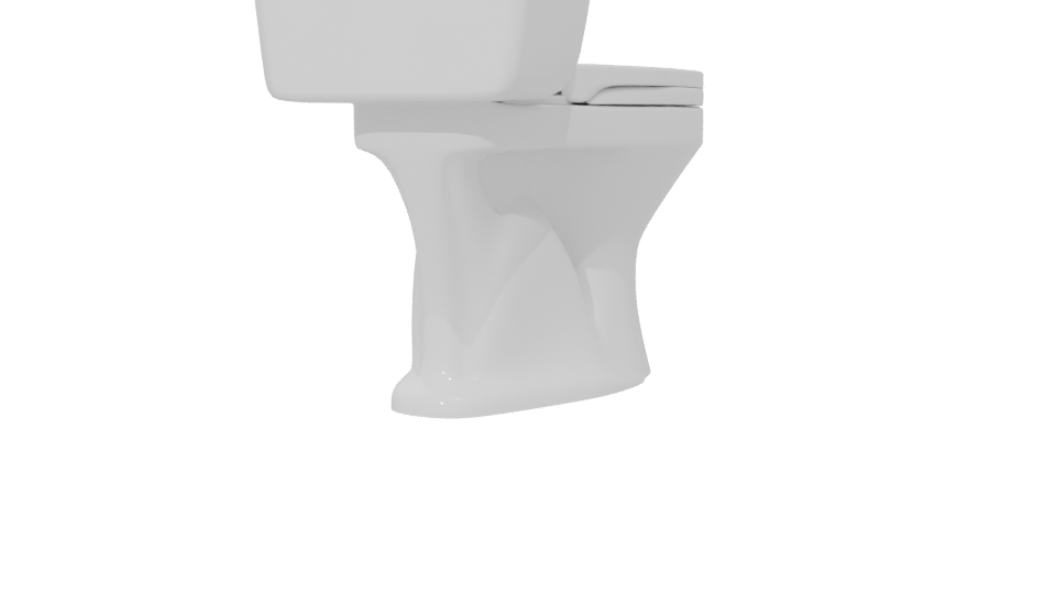 Stylish Bathroom Toilet 3D Model - Professional 3D Model Render 6