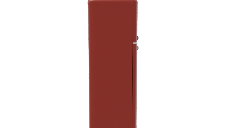Retro Refrigerator 3D Model - Professional 3D Model Render 8