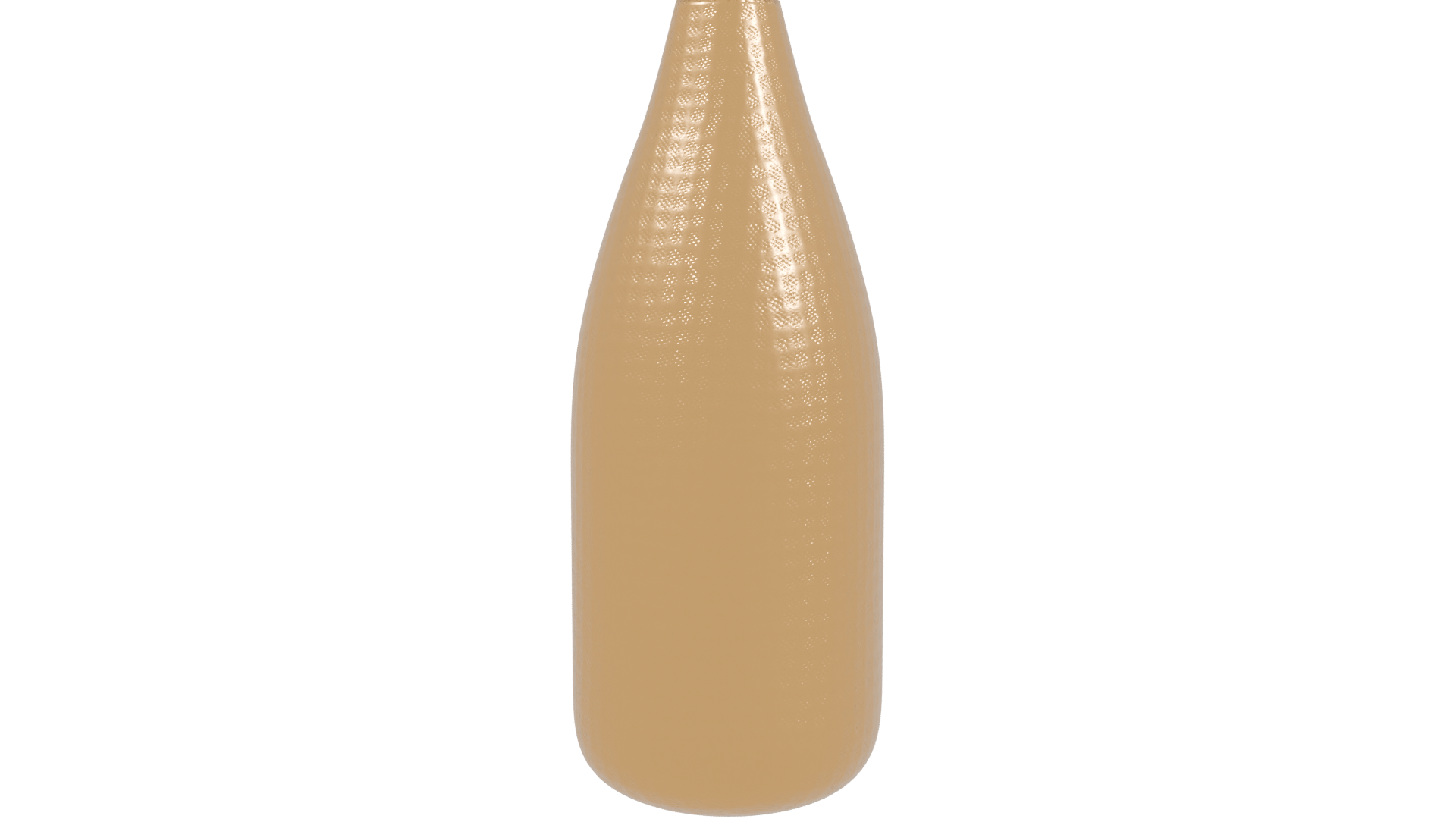 Stylish Metallic Decorative Vase - Professional 3D Model Render 3