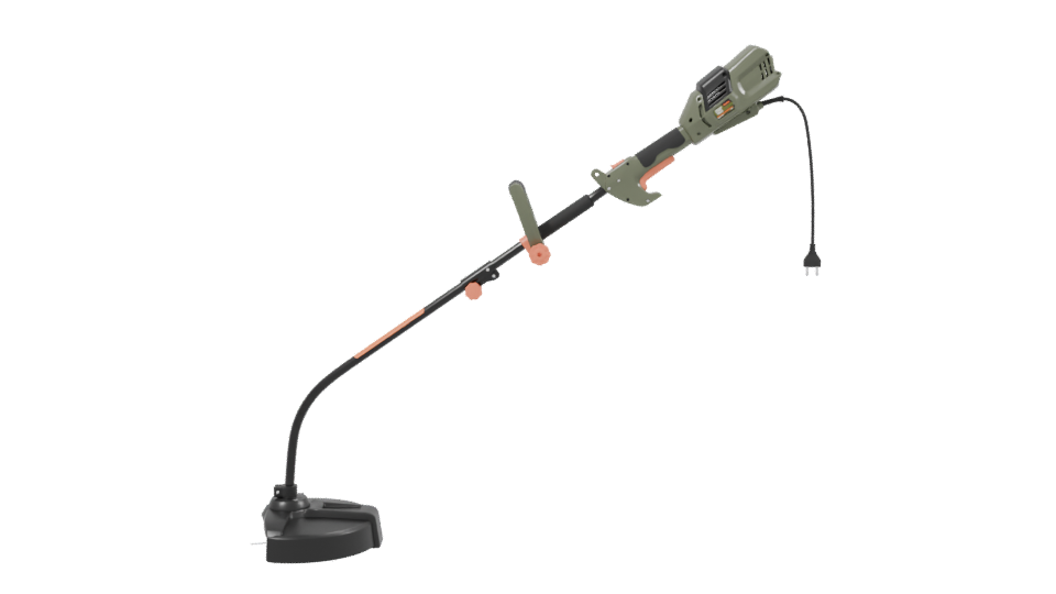 Electric Grass Trimmer Model 3D - Professional 3D Model Render 2