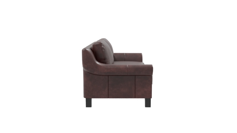 Elegant Leather Sofa 3D Model - Professional 3D Model Render 8