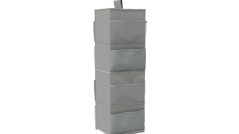 Tie Hanging Organizer 3D Model - Professional 3D Model Render 7