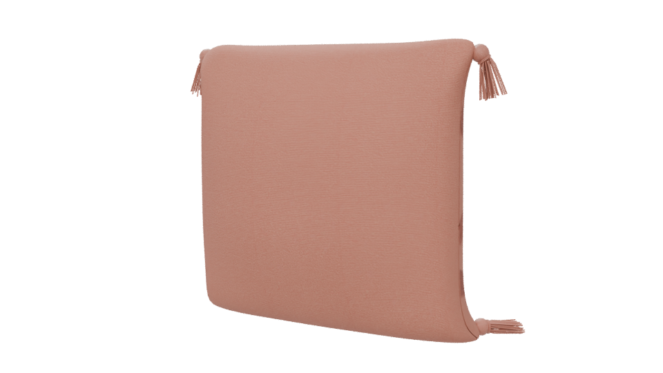 Stylish Geometric Pattern Cushion - Professional 3D Model Render 6