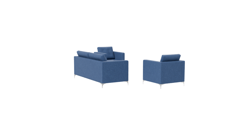 Stylish Sofa Set 3D Model - Professional 3D Model Render 7