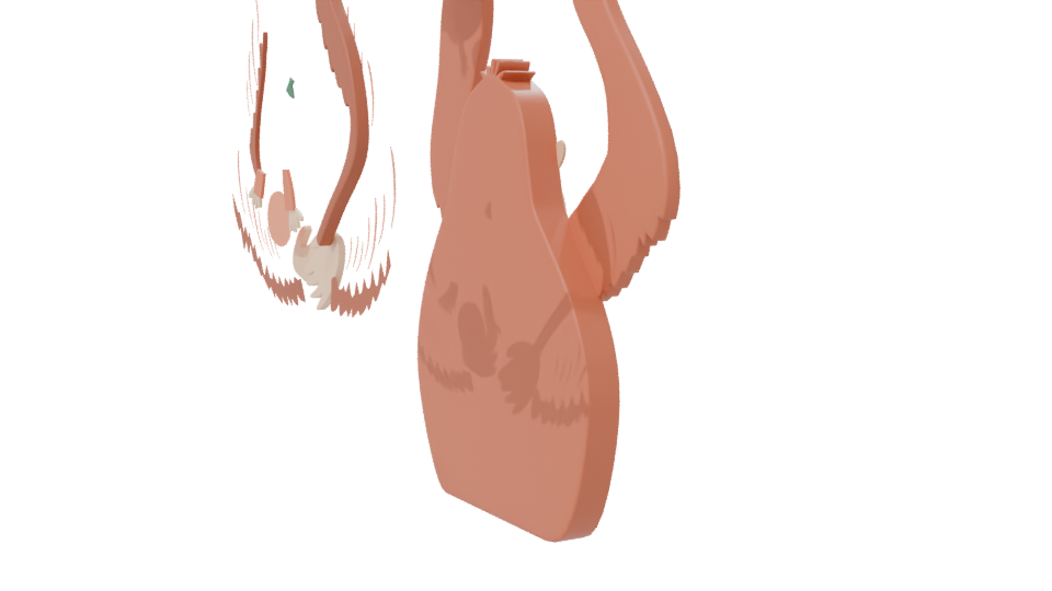 Whimsical Cartoon Animal Family 3D Model - Professional 3D Model Render 7