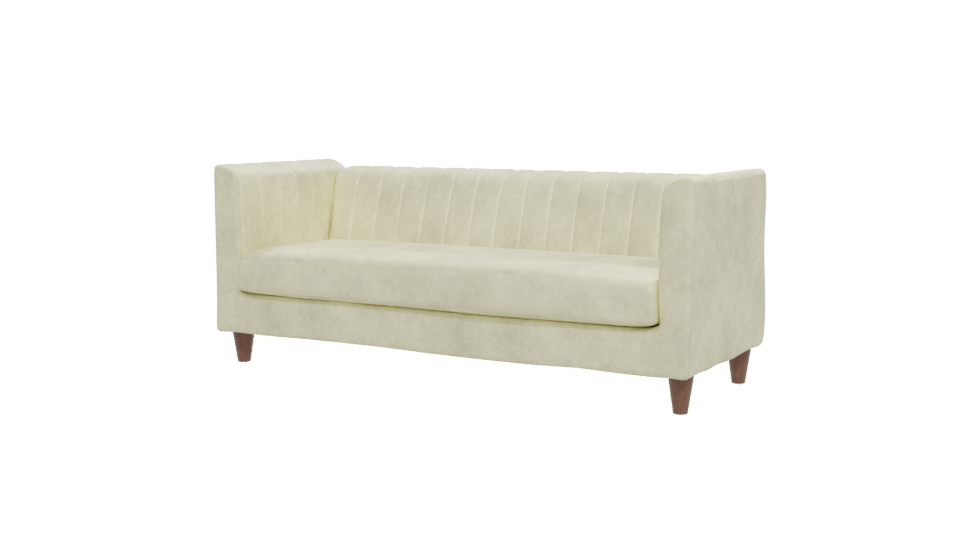 Stylish Modern Fabric Sofa 3D - Professional 3D Model Render 12