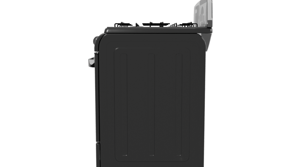 Stylish Gas Range Oven Model - Professional 3D Model Render 2