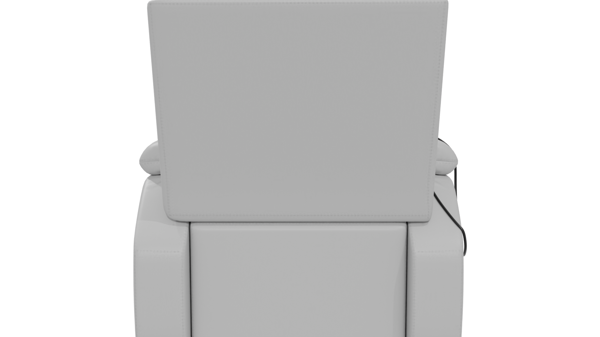 Elegant Reclining Leather Chair 3D Model - Professional 3D Model Render 5