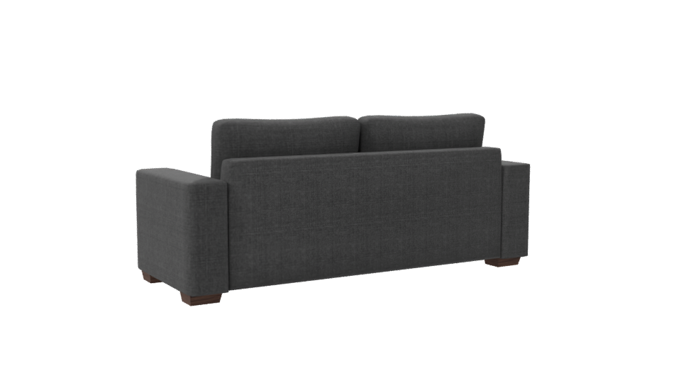 Contemporary Grey Sofa Model - Professional 3D Model Render 7