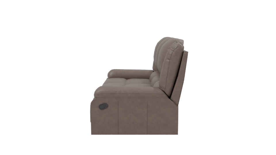 Stylish Modern Reclining Sofa 3D Model - Professional 3D Model Render 2