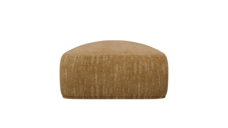 Stylish Fabric Ottoman Model - Professional 3D Model Render 8