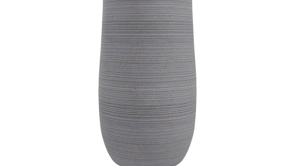 Tall Taupe Fiber Planter 3D - Professional 3D Model Render 10