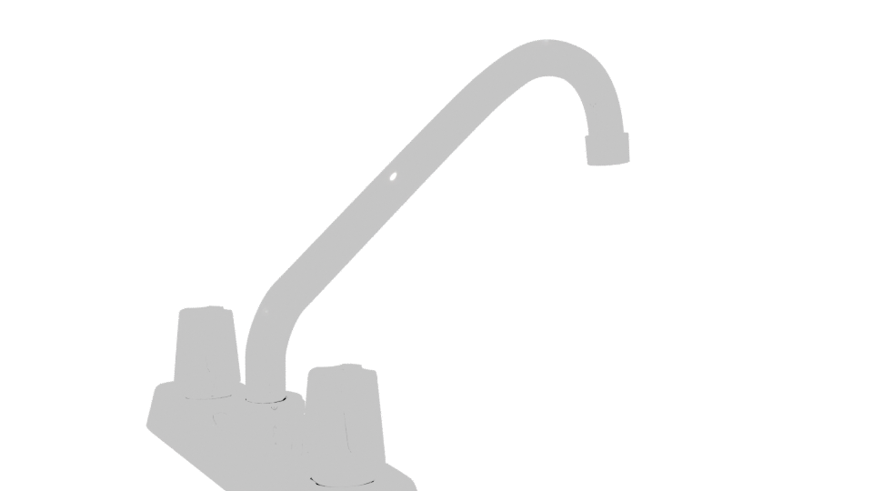 Modern Bathroom Faucet 3D Model - Professional 3D Model Render 7