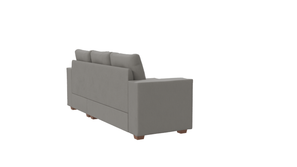Modern Grey Sectional Sofa 3D - Professional 3D Model Render 7